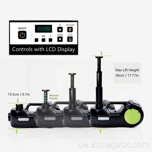 Digitaler Bildschirm DC12V Elektro-Hydraulik-Wagenheber-Kit